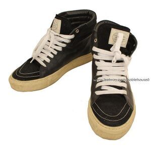 Black Men's High-top Sneakers